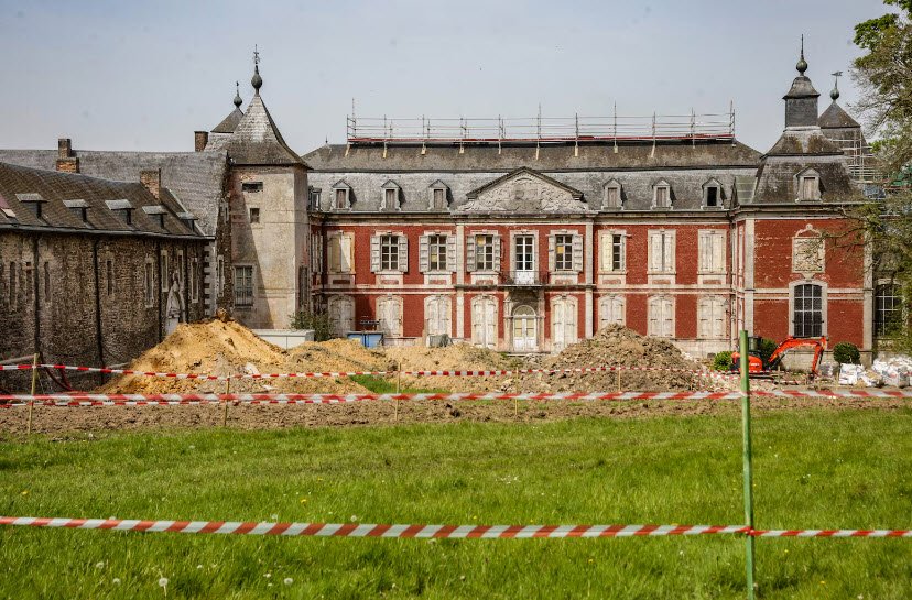 Le château de Belle-Maison, Marchin, Belgium